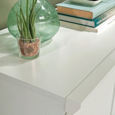 Sauder HomePlus 37"H Storage Cabinet with 2 Shelves, White (438284)