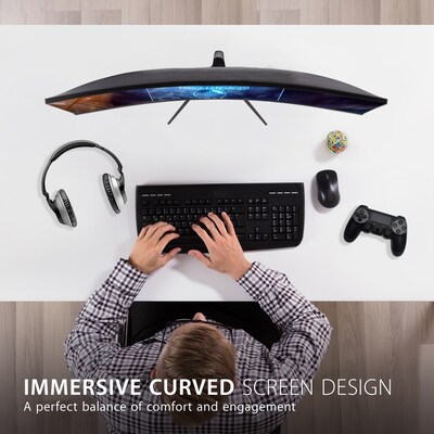 ViewSonic 32" Curved 180Hz LCD Gaming Monitor, Black (VX3218-PC-MHD)
