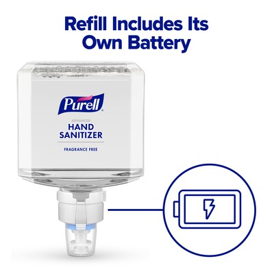 PURELL® Healthcare Advanced Gel Hand Sanitizer Refill for ES8 Dispenser, 1200 mL, 2/CT (7763-02)