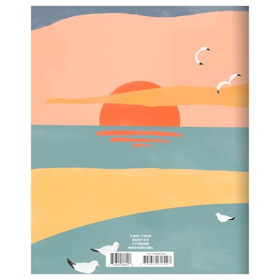 2026-2027 TF Publishing Sunset & Seagulls 6.5” x 8” Sunset & Seagulls Academic Monthly Planner, Paperboard Cover (AY27-4210)