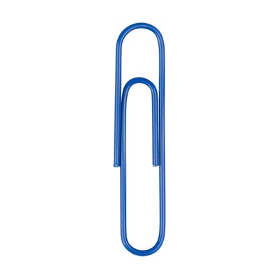 JAM Paper Jumbo Paper Clips, Dark Blue, 75/Pack (42186869)