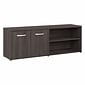 Bush Business Furniture Studio A 21" Low Storage Cabinet with 4 Shelves and Doors, Storm Gray (SDS160SG-Z)