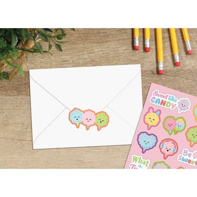 Teacher Created Resources Cotton Candy Smelly Stickers, Multicolored, 108/Pack, 6/Packs/Bundle (TCR9455-6)