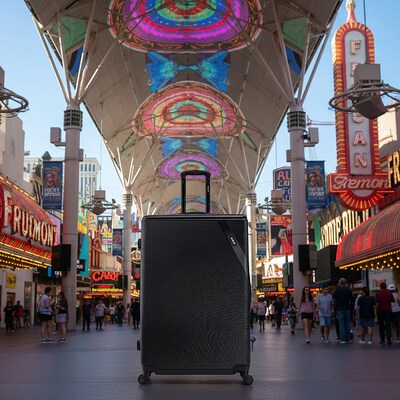 DUKAP Discovery 33.66" Hardside Suitcase, 4-Wheeled Spinner, TSA Checkpoint Friendly, Black (DKDIS00XL-BLK)