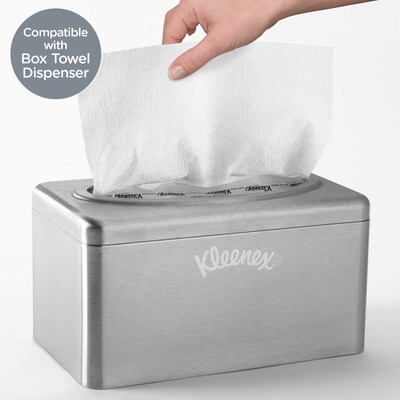 Kleenex Ultra Soft Hand Towels, 1-ply, 70 Sheets/Box, 18 Boxes/Carton (11268)