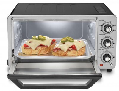 Cuisinart Classic 6 Slices Toaster Oven Broiler, Silver (TOB40NNAS)