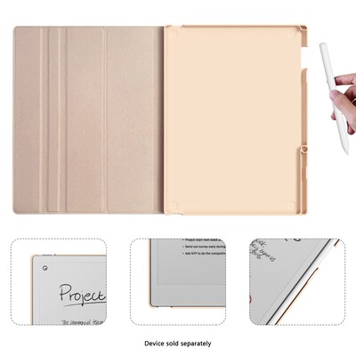 SaharaCase Venture Series Bi-Fold Folio Case for reMarkable Paper Pro, Pastel Pink (TB00431)