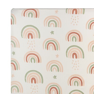 Cane Baby Parker Fitted Crib Sheet, Rainbow (BC-100CFS-7)