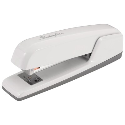Swingline 747 Business Stapler Desktop Stapler, 30-Sheet Capacity, Arctic White (S7074738)