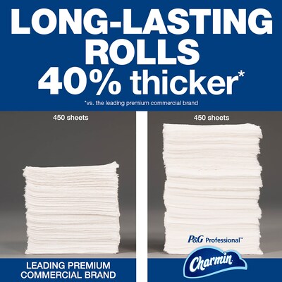 Charmin Professional Toilet Paper, 2-ply, White, 450 Sheets/Roll, 75 Rolls/Case (71693)