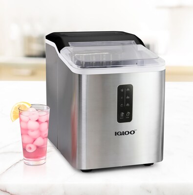Igloo Automatic Self-Cleaning 26-Pound Ice Maker (IGLICEBSC26SS)