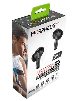 Morpheus 360 Nemesis Wireless Noise Cancelling Headphones, Black (TW2750B)