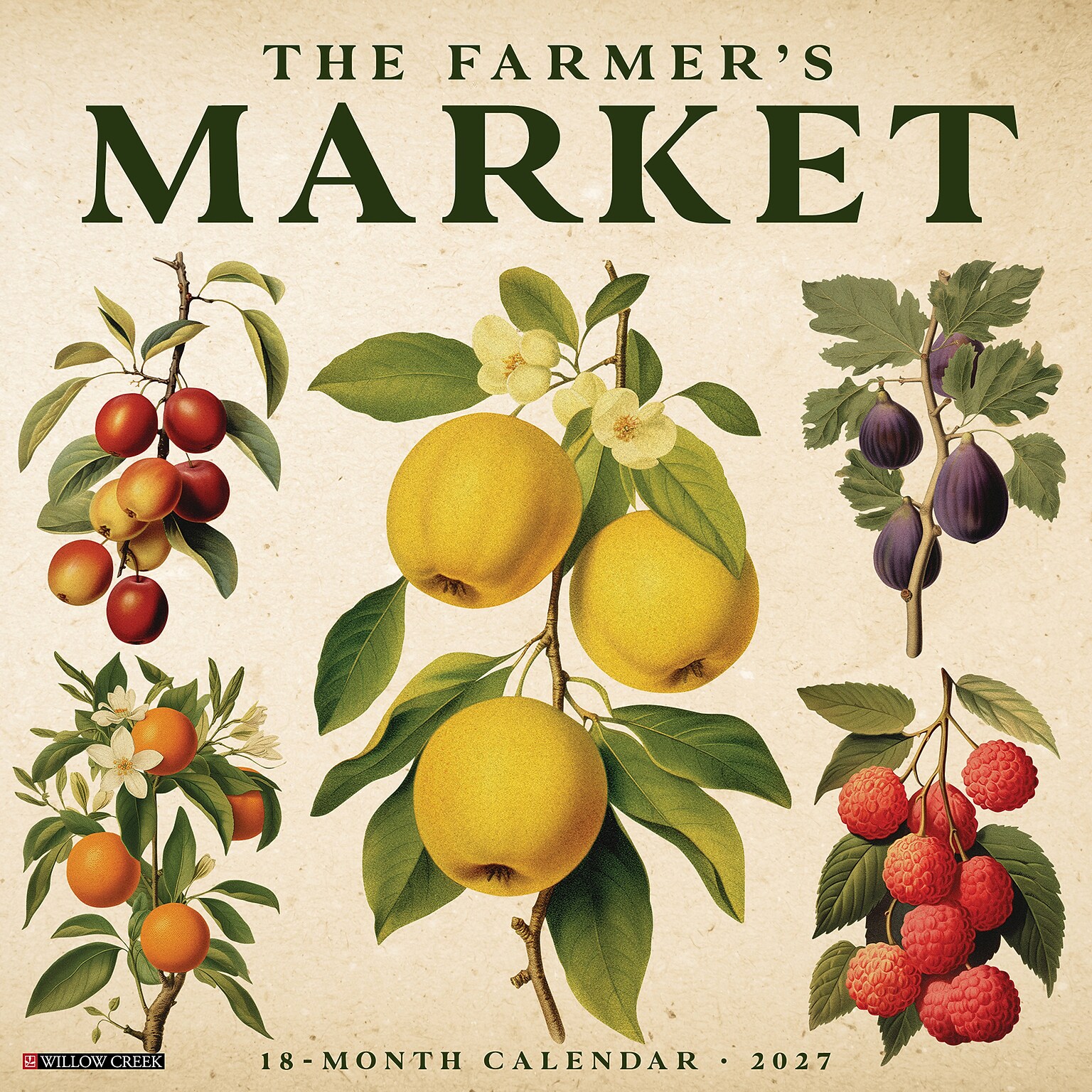 2027 Willow Creek Farmers Market  12 x 12 Monthly Wall Calendar (60216)