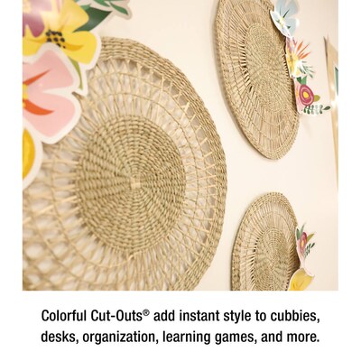 Carson Dellosa Education Grow Together Jumbo Flowers and Greenery Cut-Outs, 12/Pack, 3 Packs/Bundle (CD-120644-3)