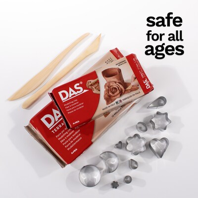 DAS Modeling Clay Air Hardening, Terra Cotta, 2.2lb, 2/Bundle (DASF387600-2)