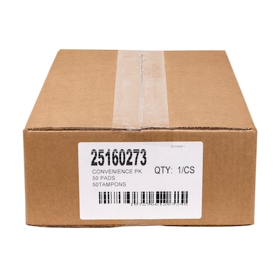 Maxithins Regular Absorbency Tampons and Pads, Cardboard Applicator, 100 Pieces/Box (25160273)