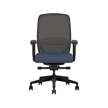 HON Nucleus Fabric/Mesh Swivel Task Chair, Navy/Black (HNR1KD.Y2.STC.A.H.IM.APX13.BL.SB.T)