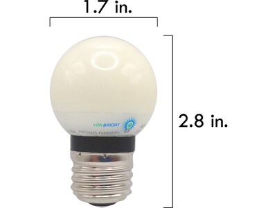Viribright 2-Watts Daylight LED Bulb, Dozen (74566-12)