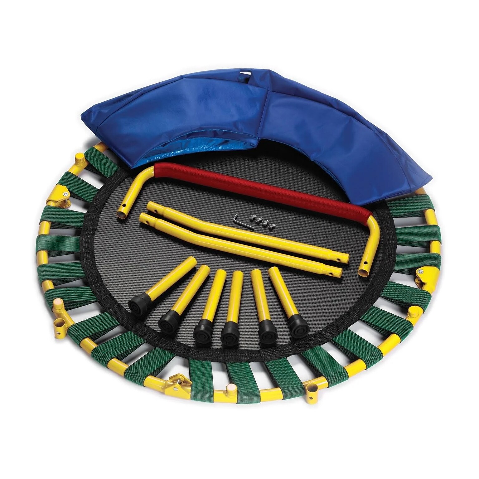 The Original Toy Company Metal/Vinyl Fold & Go Trampoline, Multicolor (GLT59609)