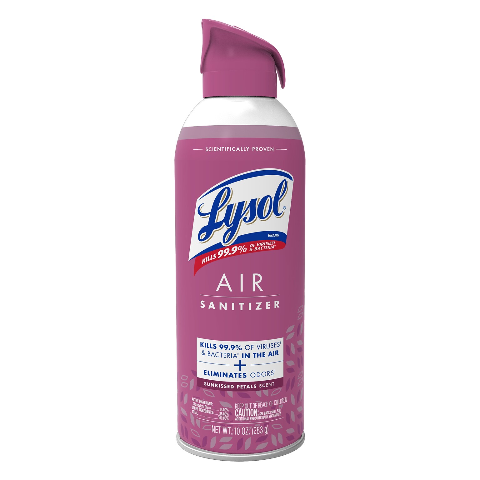 Lysol Air Sanitizer Spray, Sunkissed Petals Scent, 10 oz. (19200-56148)