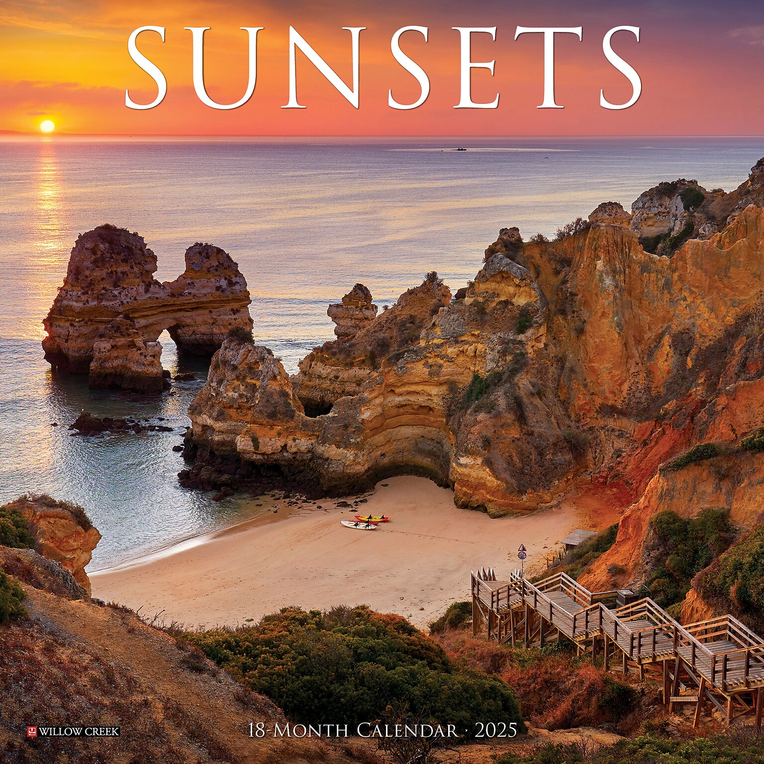 2025 Willow Creek Sunsets 2025 7 x 7 Yearly Wall Calendar (47286)
