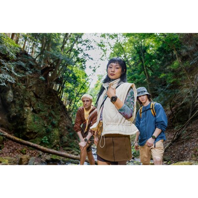 Garmin Instinct 3 AMOLED GPS Smartwatch, Black & Charcoal, 50mm (GRM0302000)