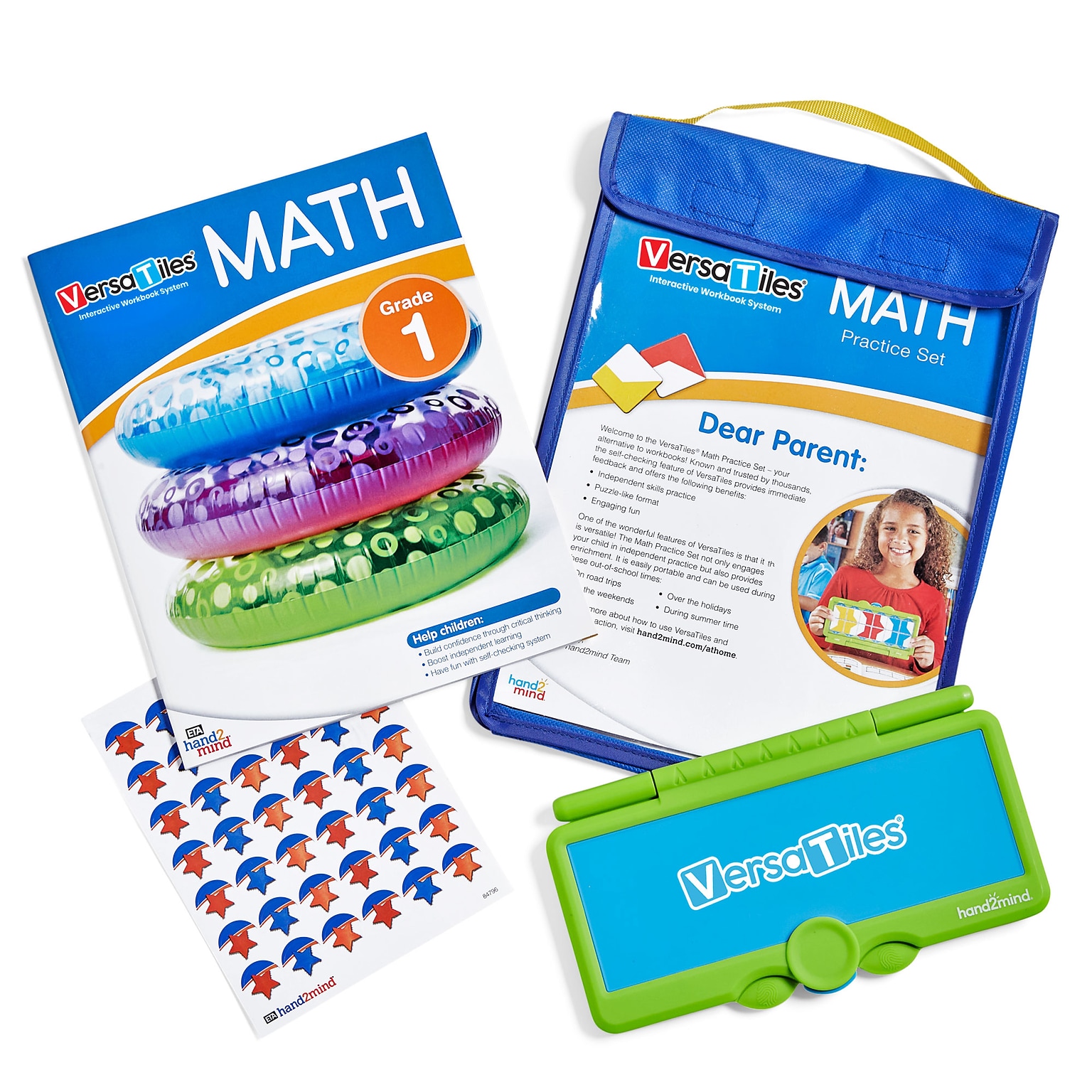 hand2mind VersaTiles Grade 1 Math Take Along Pack (H2M-84701)