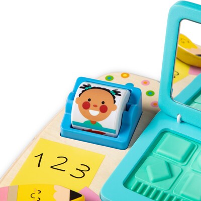 Melissa & Doug Work & Play Desktop Activity Board, Multicolored (LCI30753)