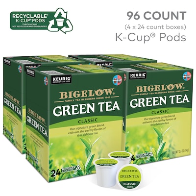 Bigelow Classic Green Tea, Keurig K-Cup Pod, 96/Carton (6085CT)