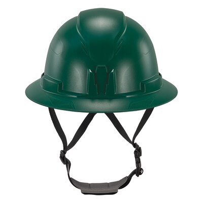 Ergodyne Skullerz 8963 PC-ABS Type II, Class E, 6-point Ratchet Suspension Full Brim Safety Helmet,