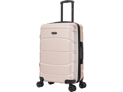 DUKAP Sense 24 Hardside Suitcase, 4-Wheeled Spinner, TSA Checkpoint Friendly, Champagne (DKSEN00M-C
