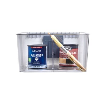 Large Wallspace Storage Bin and Bracket - Wall-Mounted Storage Bins for Garage, Laundry Room, and Pantry