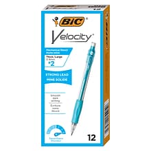 BIC Velocity Mechanical Pencil, 0.9mm, #2 Hard Lead, Dozen (40827/MV11)