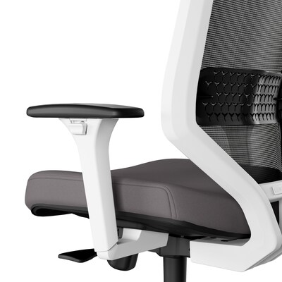 Union & Scale™ Lewis Ergonomic Mesh Swivel Computer and Desk Chair, Charcoal (UN55655-CC)