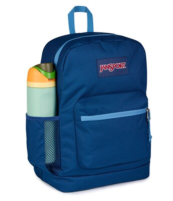 JanSport Cross Town Plus Laptop Compatible Backpack, Small, Navy (JS0A7ZNZA5B)