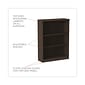 Alera Valencia Series 40" 3-Shelf Bookcase with Adjustable Shelves, Espresso (ALEVA634432ES)