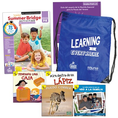Summer Bridge Activities Summer Bridge Spanish Backpack, Grade PK-K Workbook, 7/Set (CD-145435)