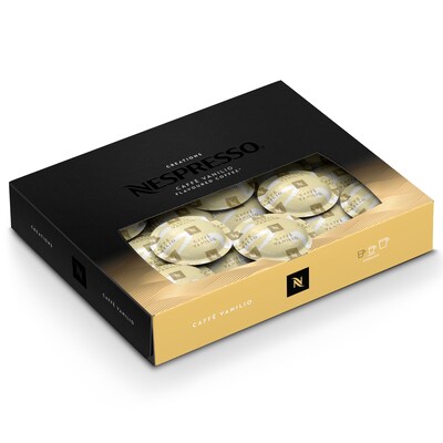 Nespresso Professional Caffe Vanilio Espresso Nespresso Pods, Espresso Roast, 50/Box (8896.84)