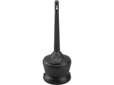 Commercial Zone Smokers Outpost Standard Outdoor Ash Urn, 4 Gallon, Black (711301)