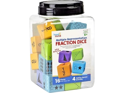 hand2mind Multiple Representation Fraction Dice (91268)