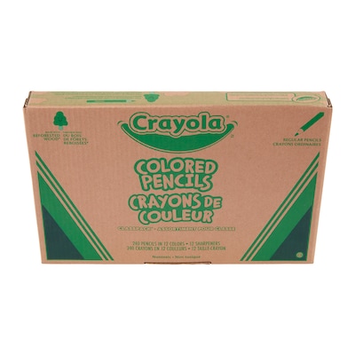Crayola Colored Pencil Classpack, Assorted Colors, 252/Pack (BIN687506)