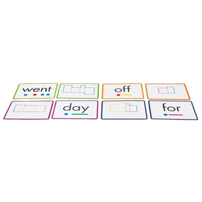 Junior Learning Rainbow Phonics Sight Word Cards, High Freguency, 52/Pack (JRLRP108)