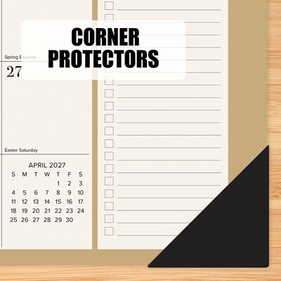 2027 Willow Creek Urban Chic 17" x 12" Monthly Desk Pad Calendar, Assorted Colors (66539)