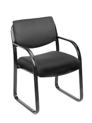 Boss Office Products B9520 Series Guest Armchair; Black