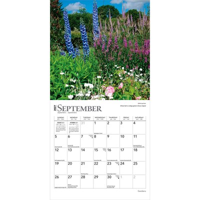2027 BrownTrout Gardens 7" x 7" Monthly Wall Calendar, Assorted Colors (9798330709571)