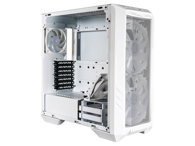 Cooler Master HAF 500 ATX Mid-Tower Computer Case, White (H500-WGNN-S00)