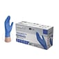 Ammex Professional ACNPF Nitrile Exam Gloves, Powder and Latex Free, Blue, Large, 100/Box (ACNPF4610