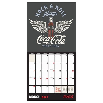 2027 TF Publishing Coke: Classic 12 x 12 Monthly Wall Calendar, Multicolored (27-1105)