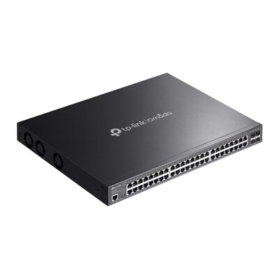 TP-Link Omada 52-Port Gigabit PoE L2+ Managed Switch, 10/100/1000 Mbps, Black (SG3452XMPP)