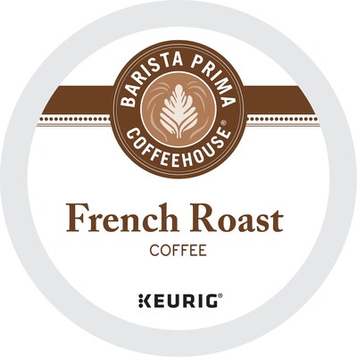 Barista Prima French Roast Coffee Keurig® K-Cup® Pods, Dark Roast, 96/Carton (6611CT)